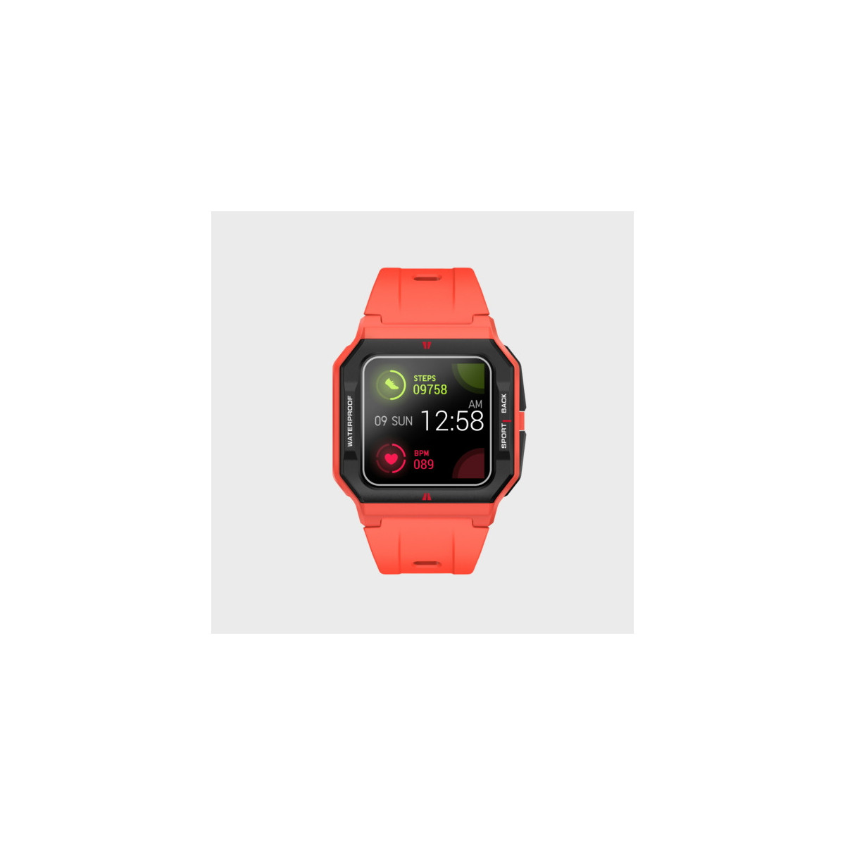 Reloj Radiant Smartwatch L.A. Red & Black