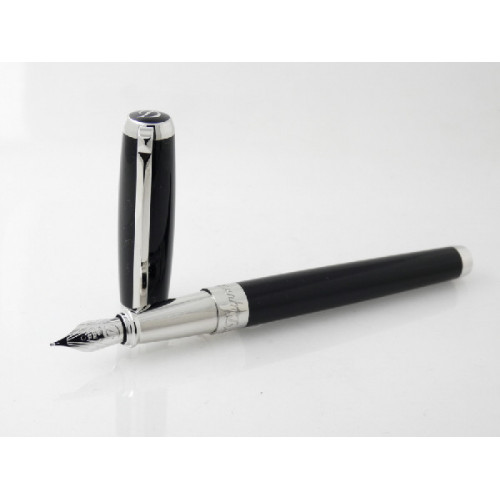 Pluma ST Dupont Elysee Black Lacquer & Palladium