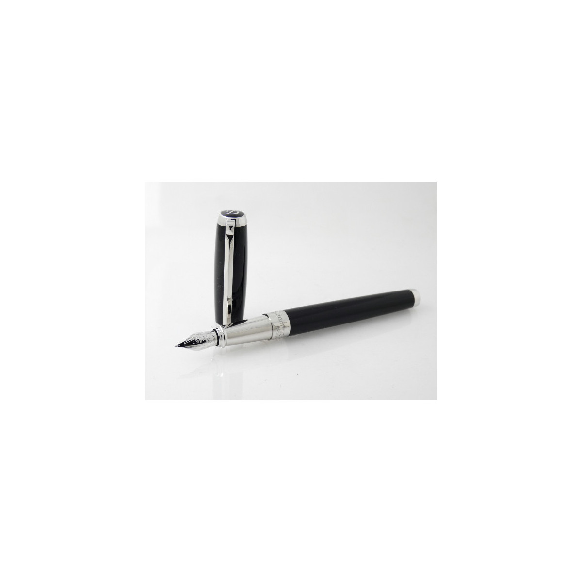 Pluma ST Dupont Elysee Black Lacquer & Palladium