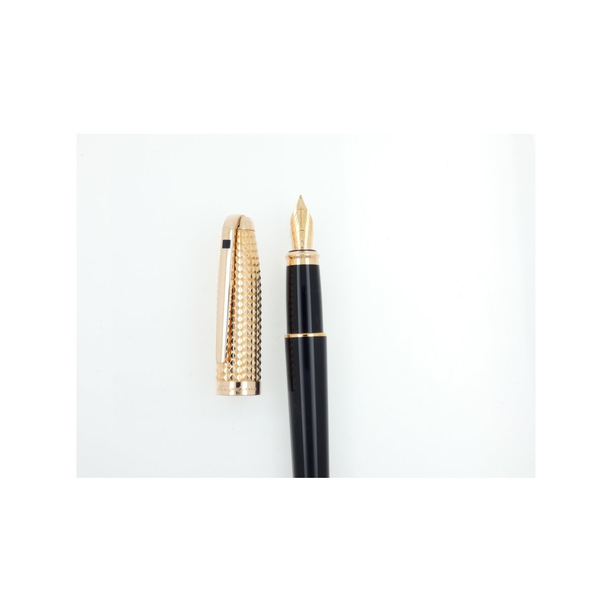 Pluma ST Dupont Olympio bañada en oro rosa