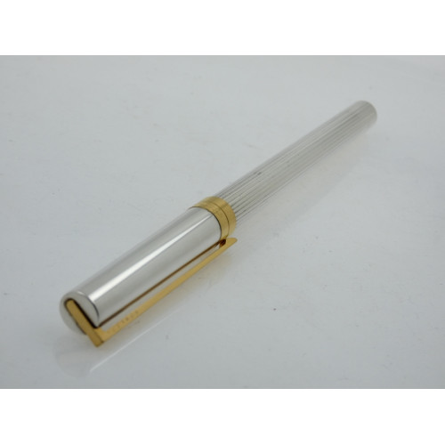 Pluma ST Dupont Linea 2 Plaque Argent et Or