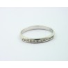 Anillo oro blanco 750 con brillantes