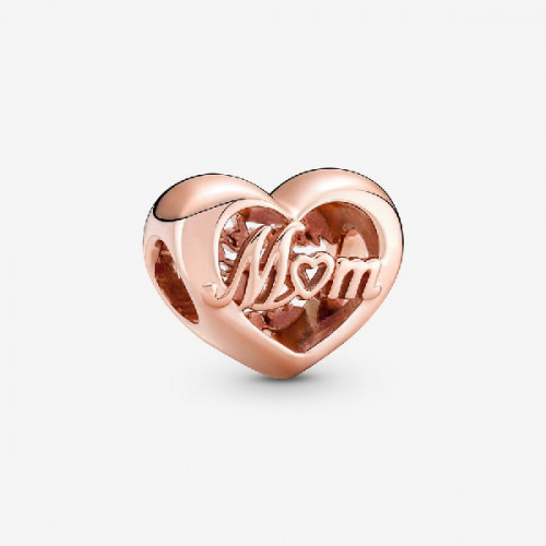 Charm Pandora rosé Corazón Gracias Mamá