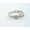 Anillo oro blanco 750 con brillantes