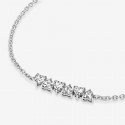 Pulsera Pandora plata 925 Corazones Sin Fin Brillantes de 18cm