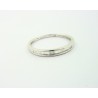 Anillo oro blanco 750 con diamantes talla baguet