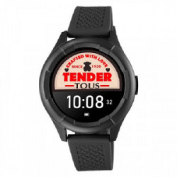 Reloj Tous Smarteen Connect Sport con correa de silicona negro