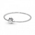 Pulsera Pandora Moments plata 925 Cierre Mordisco Stitch de Disney 19cm