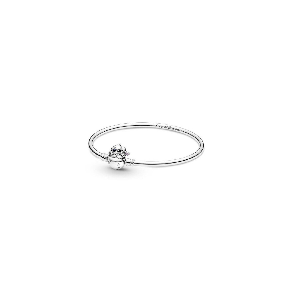 Pulsera Pandora Moments plata 925 Cierre Mordisco Stitch de Disney 19cm