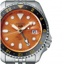 Seiko 5 Sports Style GMT naranja para hombre