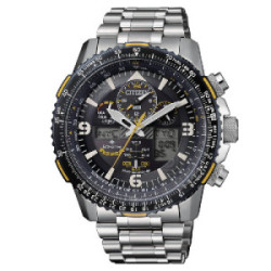 Reloj Citizen Blue Angels Eco Drive Pilot Crono Acero