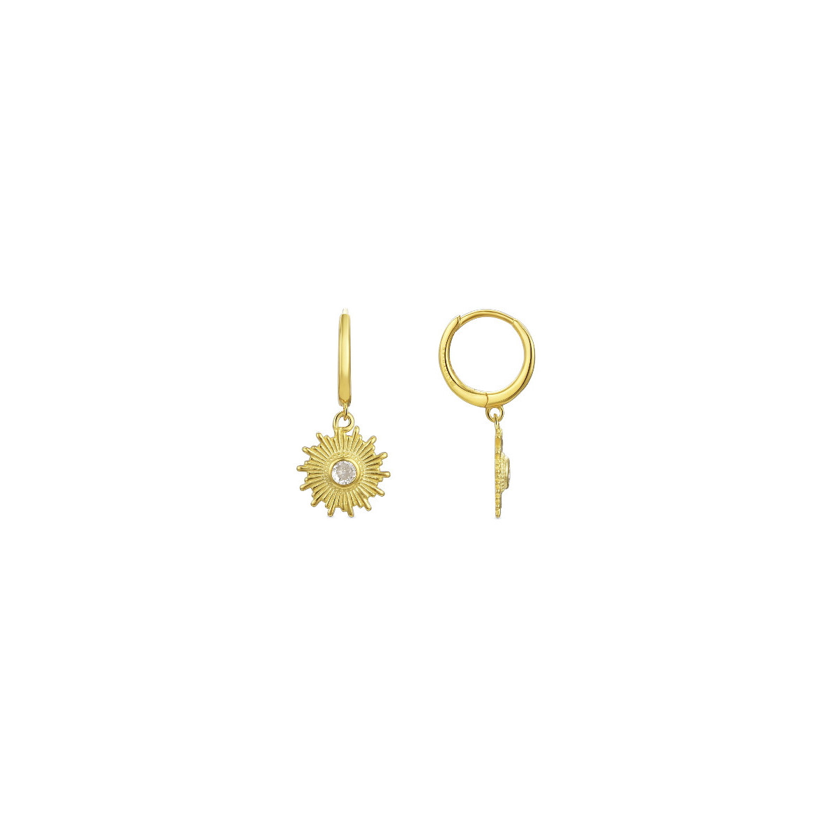 Pendientes Luxenter Olmay plata 925 dorados