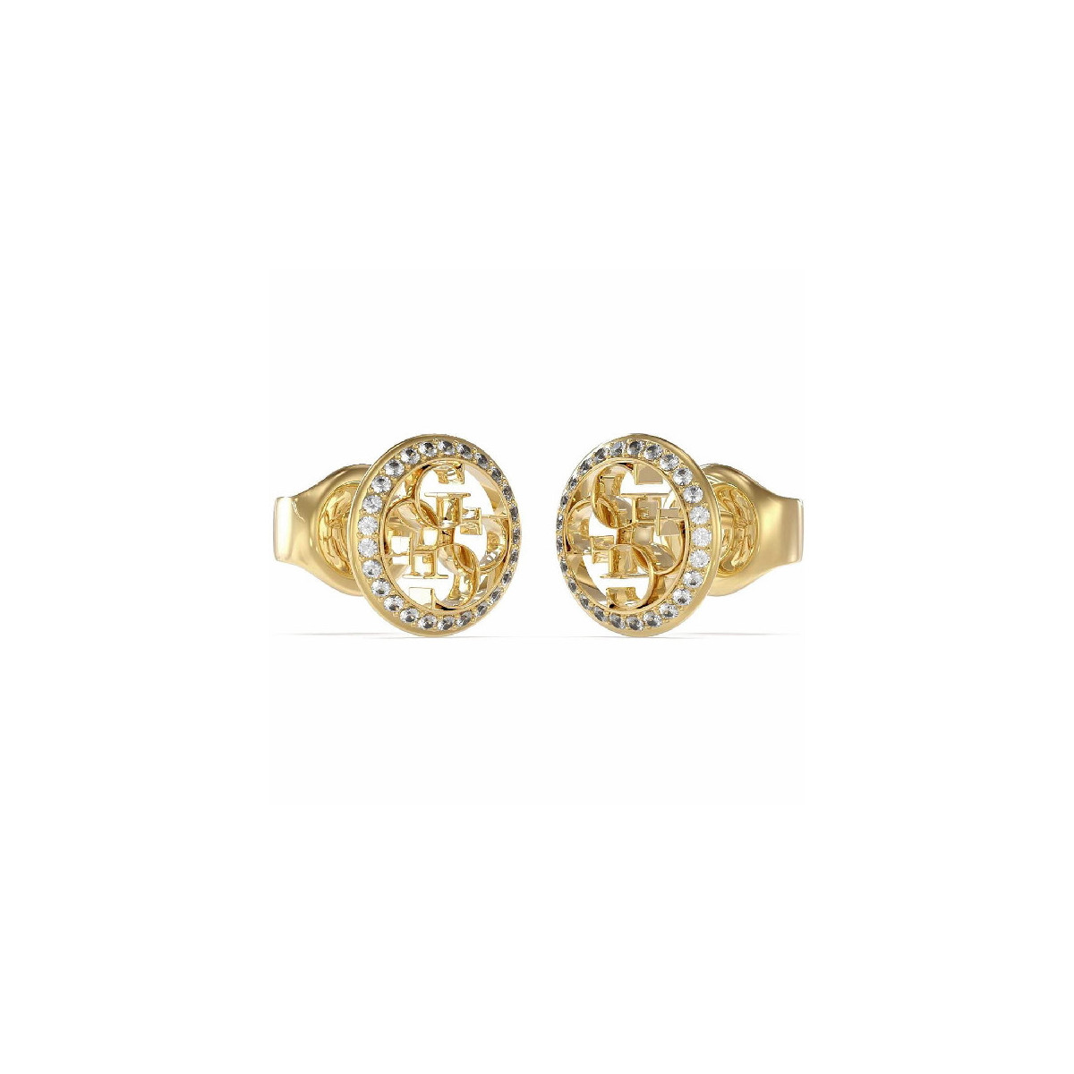 Pendientes Guess Jewelry Life in 4G dorados JUBE02136JWYGT