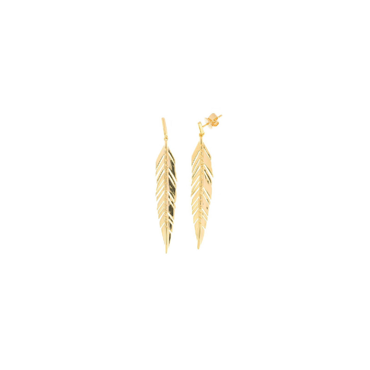 Pendientes Salvatore plata 925 dorado 256A0046