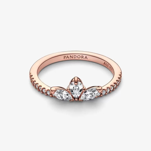 Anillo Pandora Rosé Herbario Brillante talla 54