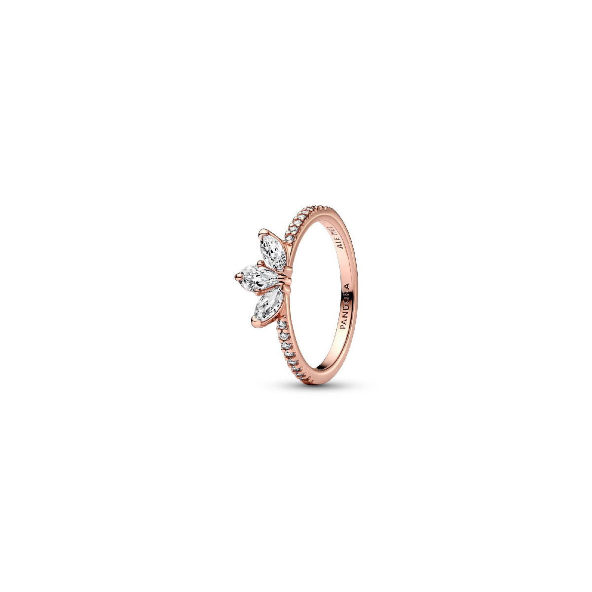 Anillo Pandora Rosé Herbario Brillante talla 54
