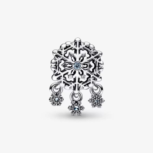 Abalorio Pandora plata 925 Gota Copo de Nieve Helado