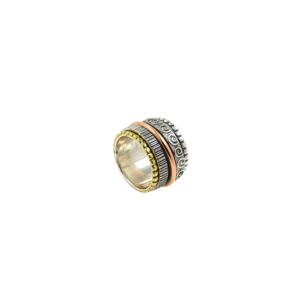 Anillo Altana plata 925 y bronce A737