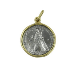 Medalla Altana plata 925 y bronce Virgen de la Paz 11E0528P