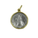 Medalla Altana plata 925 y bronce Virgen de la Paz 11E0528P