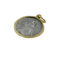 Medalla Altana plata 925 y bronce Virgen de la Paz 11E0528P