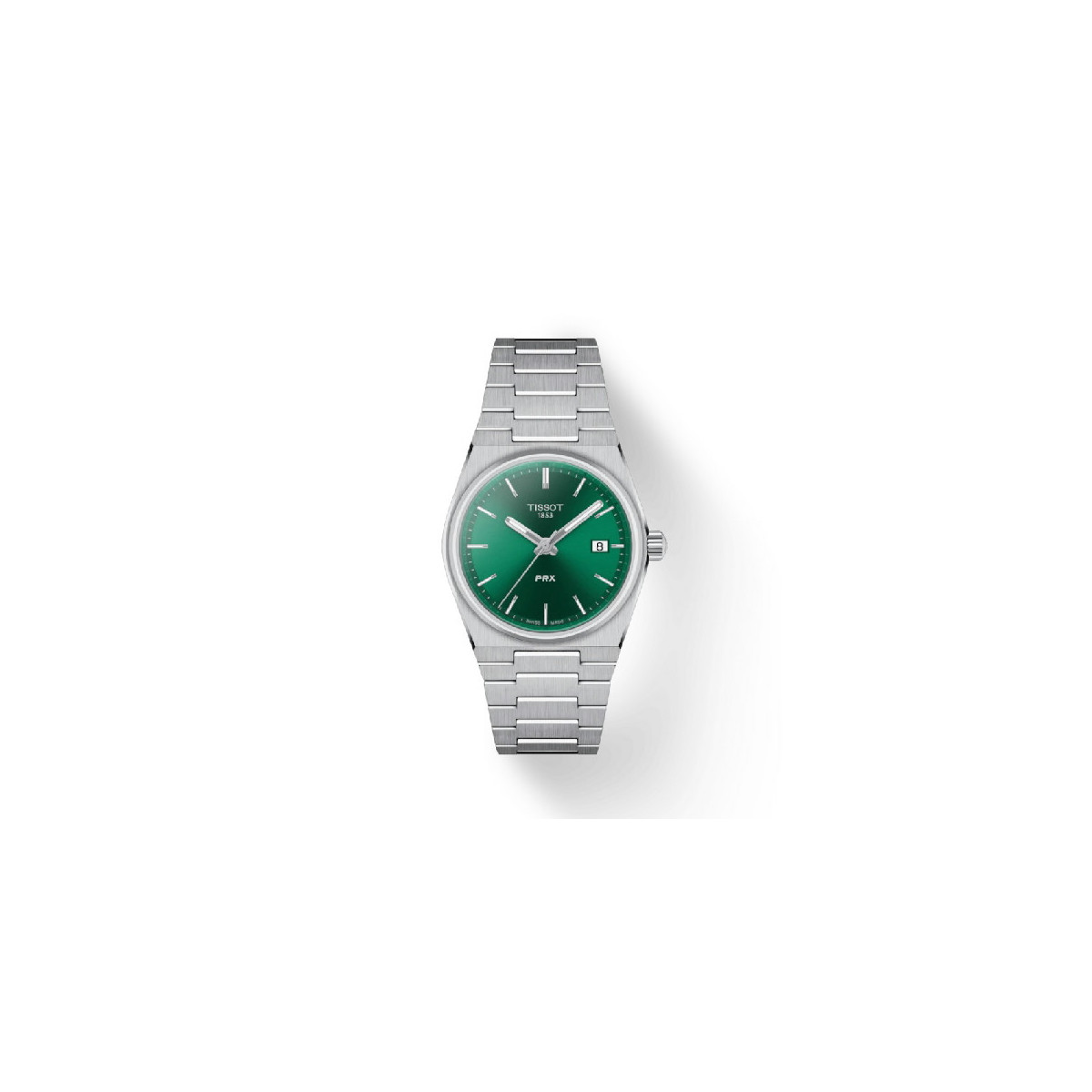 Reloj Tissot PRX esfera verde para mujer