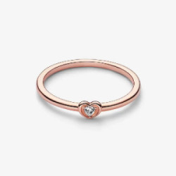 Anillo Pandora rosé Corazón Radiante talla 54