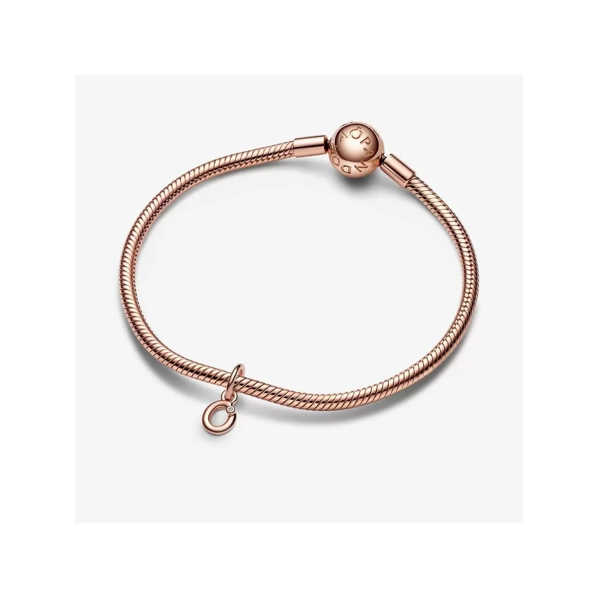 Abalorio Pandora Colgante Letra Minúscula O del Alfabeto