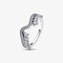 Anillo Pandora Ola Asimétrica Brillante plata 925 talla 52