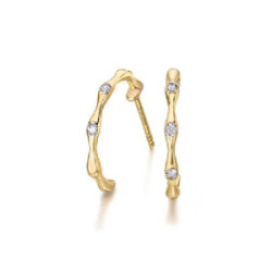 Pendientes Lecarré oro 750 con diamantes