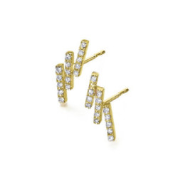 Pendientes Lecarré oro 750 con diamantes GB153OA.00