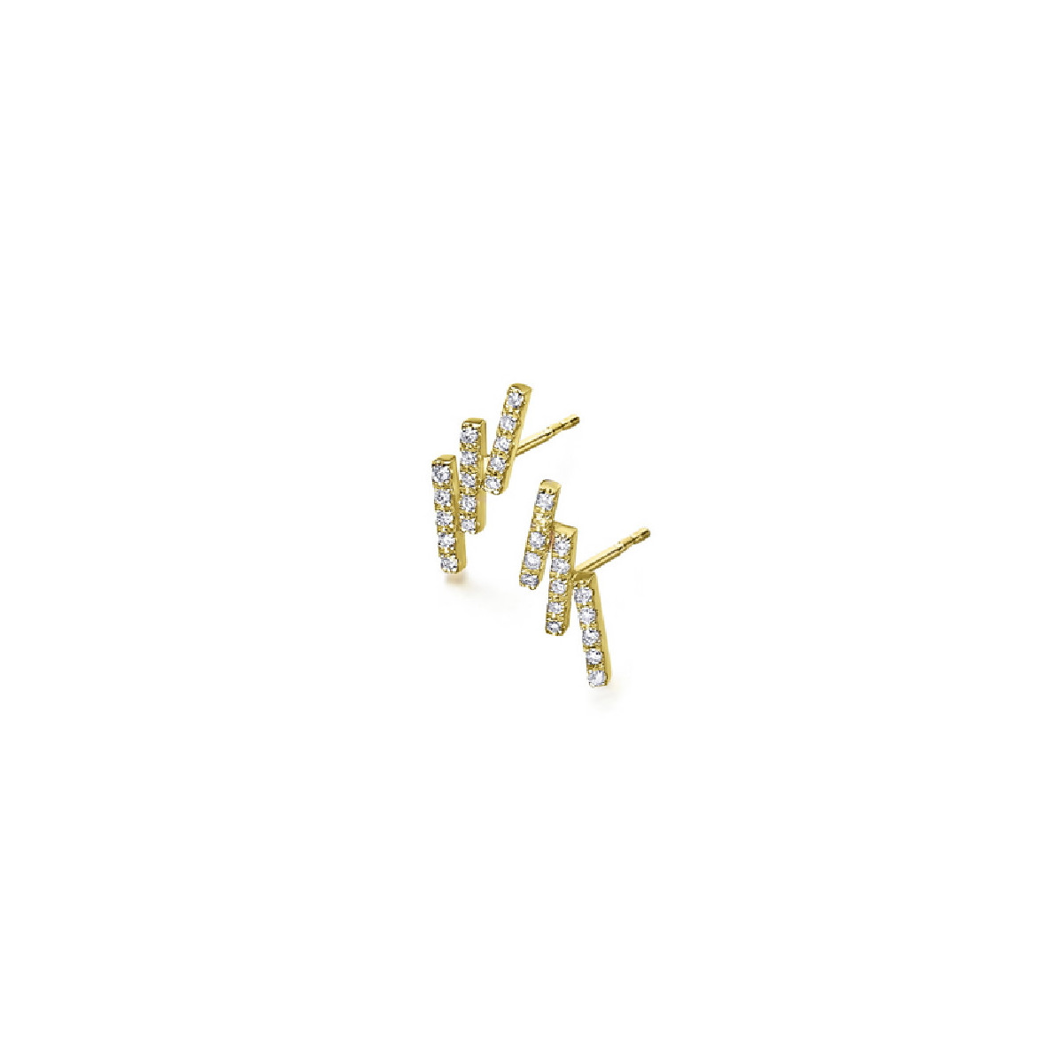 Pendientes Lecarré oro 750 con diamantes GB153OA.00