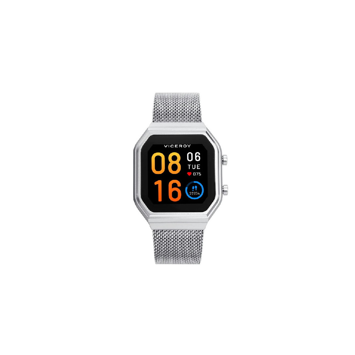 Smartwatch Viceroy Aluminio con malla milanesa en acero