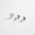 Set piercings Luxenter plata 925