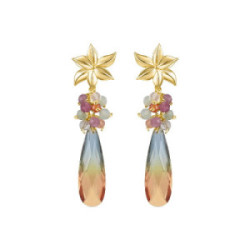 Pendientes Luxenter Ridte plata 925 dorada