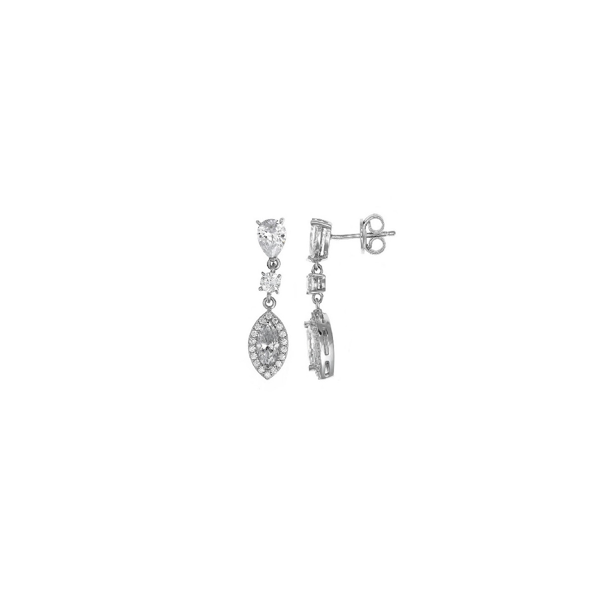 Pendientes Salvatore plata 925