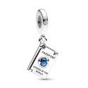 Abalorio Pandora Moments plata 925 Colgante Pasaporte