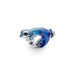 Abalorio Pandora Moments plata 925 Geco Azul Metálico