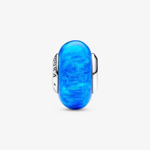 Abalorio Pandora Moments plata 925 Océano Opalescente Azul Profundo