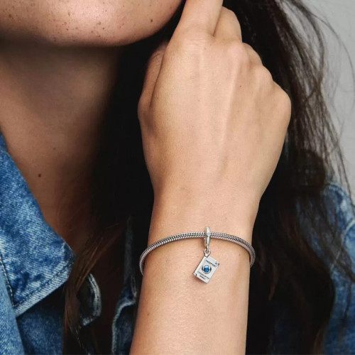 Abalorio Pandora Moments plata 925 Colgante Pasaporte