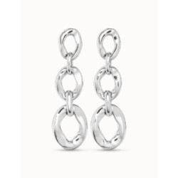 Pendientes Unode50 Yolo plateados