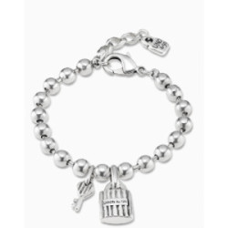 Pulsera Unode50 Silver Key plateado