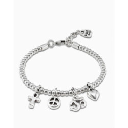 Pulsera Unode50 Beliefs plateado