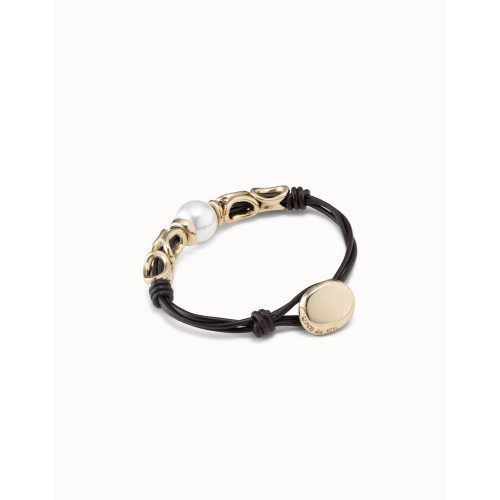 Pulsera Unode50 Bond dorado