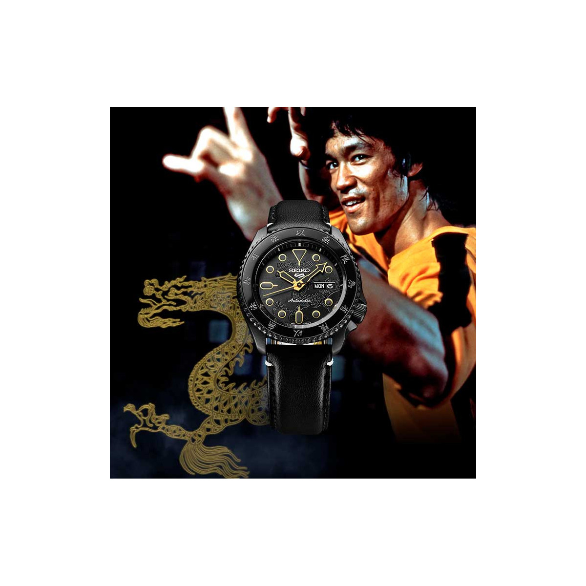 Reloj Seiko 5 Edición Limitada Bruce Lee Auto