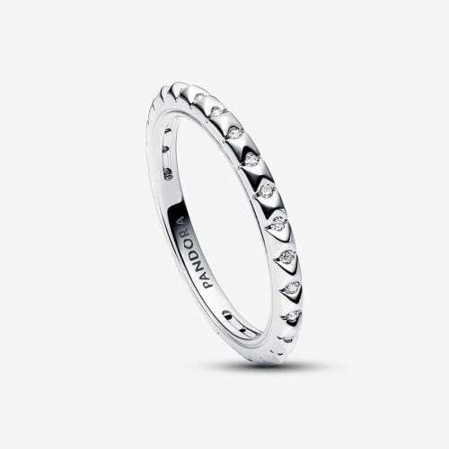 Anillo Pandora ME Pirámides plata 925 talla 58