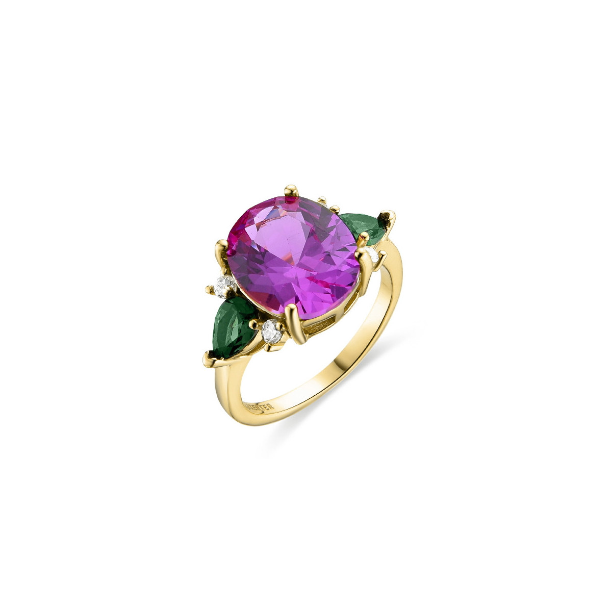 Anillo Luxenter Sidarul plata dorada 925 talla 14