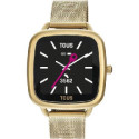 Reloj smartwatch Tous  D-Connect con brazalete de acero IPG dorado