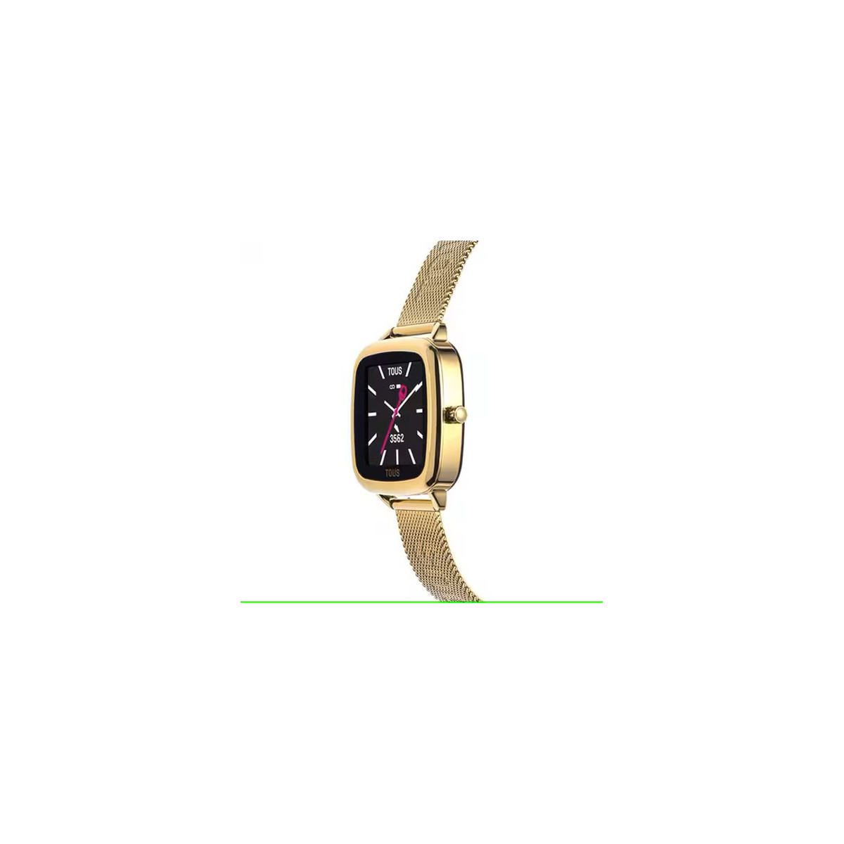 Reloj smartwatch Tous D-Connect con brazalete de acero IPG dorado