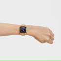 Reloj smartwatch Tous D-Connect con brazalete de acero IPG dorado